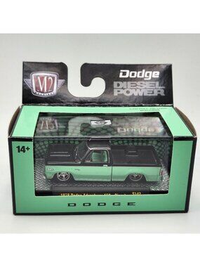 M2 Machines 1978 Dodge Adventurer 150 Diesel Power Truck S142 Bagged Mint Black